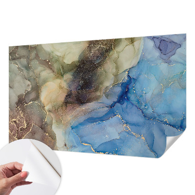 Fotobehang voor kinderkamer met een kleurrijk abstract patroon