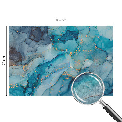 Fotobehang voor de kinderkamer Blauwe abstractie