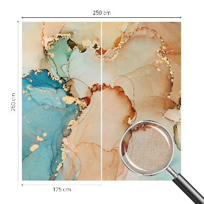 Fotobehang babykamer met een kleurrijk abstract ontwerp