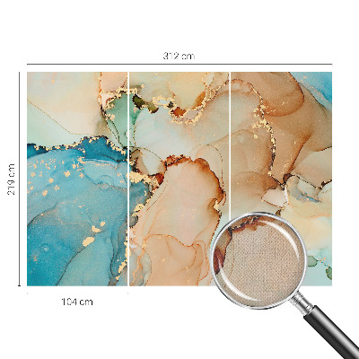 Fotobehang babykamer met een kleurrijk abstract ontwerp