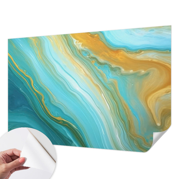 Fotobehang tienerkamer Abstracte golven