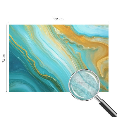 Fotobehang tienerkamer Abstracte golven