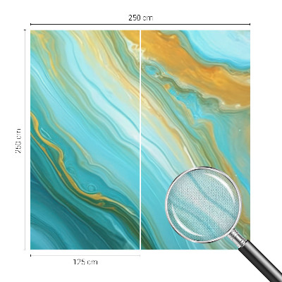Fotobehang tienerkamer Abstracte golven