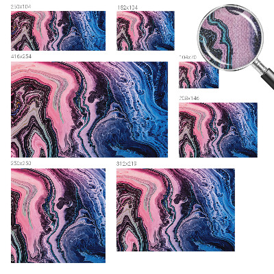 Zelfklevend fotobehang Kleurrijke wervelingen