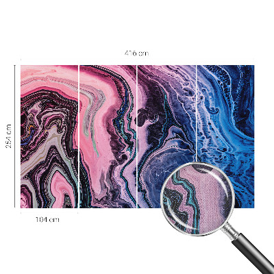 Zelfklevend fotobehang Kleurrijke wervelingen