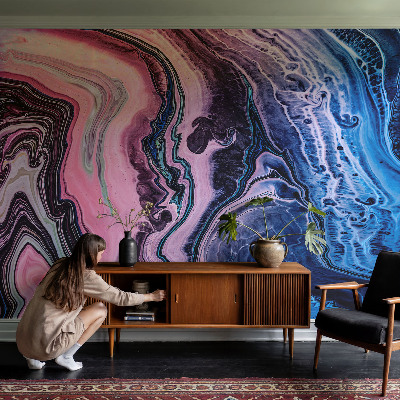 Zelfklevend fotobehang Kleurrijke wervelingen