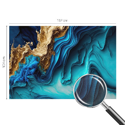 Zelfklevende behangsticker Energiegolven