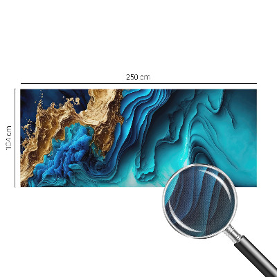 Zelfklevende behangsticker Energiegolven