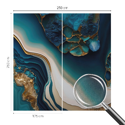 3D fotobehang met een kleurrijke abstracte print