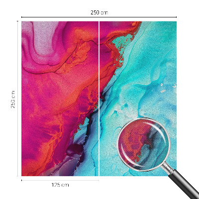 Foto behang voor de kinderkamer Kleurrijke golf