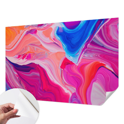 Fotobehang kinderkamer met motief van vloeiende golven