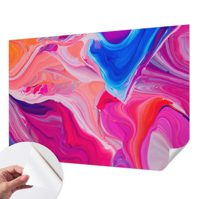 Fotobehang kinderkamer met motief van vloeiende golven