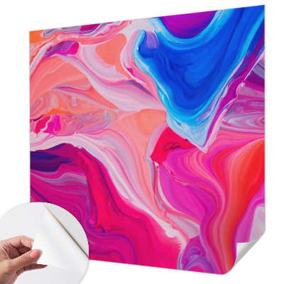Fotobehang kinderkamer met motief van vloeiende golven