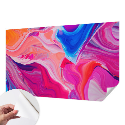 Fotobehang kinderkamer met motief van vloeiende golven