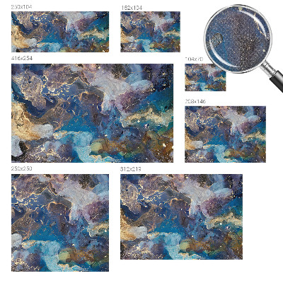 Fotobehang voor kinderkamer Kosmisch mozaïek