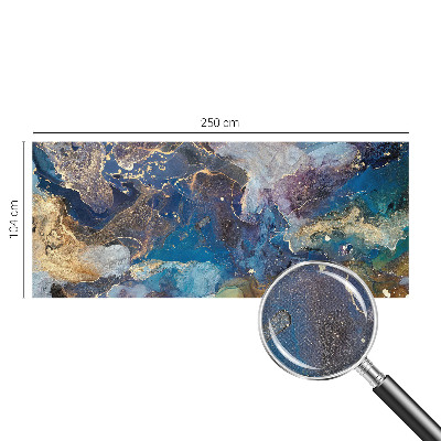 Fotobehang voor kinderkamer met een kosmisch mozaïekmotief