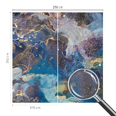 Fotobehang voor kinderkamer met een kosmisch mozaïekmotief