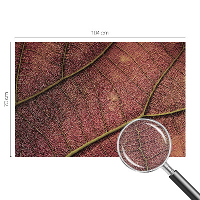 Fotobehang voor de kinderkamer met een bladachtige textuur