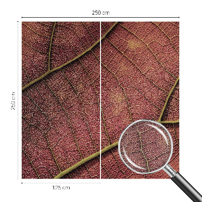 Fotobehang voor de kinderkamer Bladachtige textuur