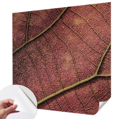 Fotobehang voor de kinderkamer met een bladachtige textuur