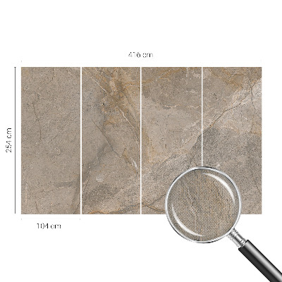 Foto behang voor de keuken Natuurlijke elegantie