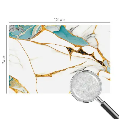 Fotobehang tienerkamer in marmerlook voor een stijlvolle tienerkamer