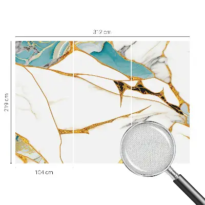 Fotobehang tienerkamer in marmerlook voor een stijlvolle tienerkamer