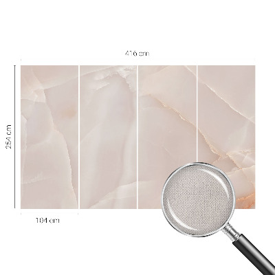Zelfklevend fotobehang met roze marmerprint