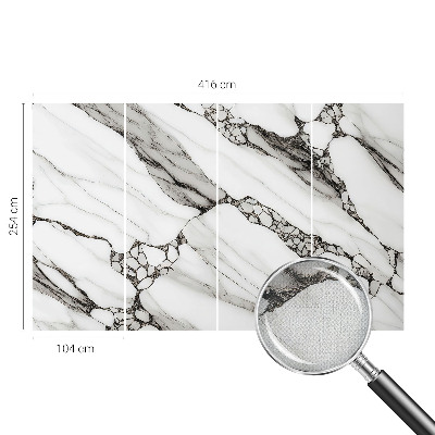 Zelfklevend fotobehang op maat Steenpatroon