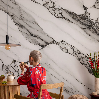 Zelfklevend fotobehang op maat Steenpatroon