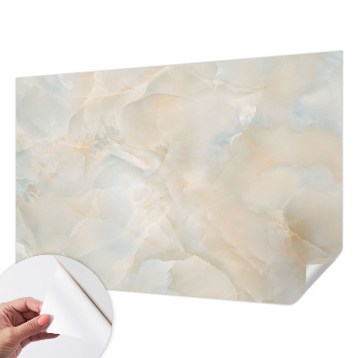 Zelfklevende behangsticker met een subtiel abstracte print