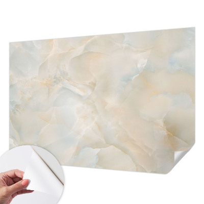 Zelfklevende behangsticker met een subtiel abstracte print
