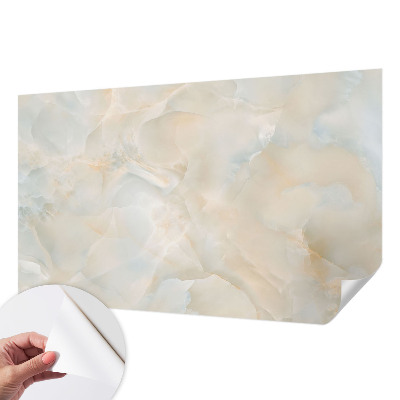 Zelfklevende behangsticker met een subtiel abstracte print