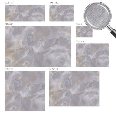 3D fotobehang met marmerachtige golvende patronen