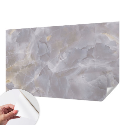 3D fotobehang met marmerachtige golvende patronen