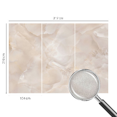 Fotobehang voor kinderkamer met een delicaat marmermotief