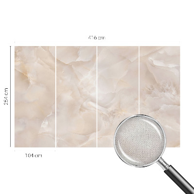 Fotobehang voor kinderkamer met een delicaat marmermotief