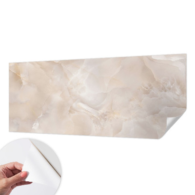 Fotobehang voor kinderkamer met een delicaat marmermotief