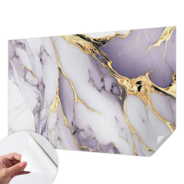 Fotobehang voor de kinderkamer met een abstract marmerpatroon