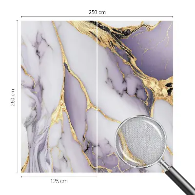 Fotobehang voor de kinderkamer met een abstract marmerpatroon