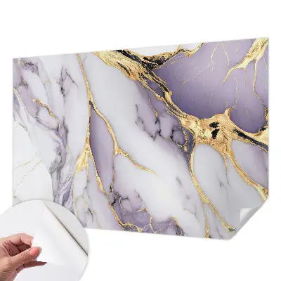 Fotobehang voor de kinderkamer met een abstract marmerpatroon