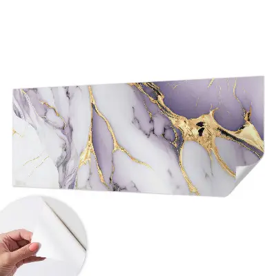 Fotobehang voor de kinderkamer met een abstract marmerpatroon