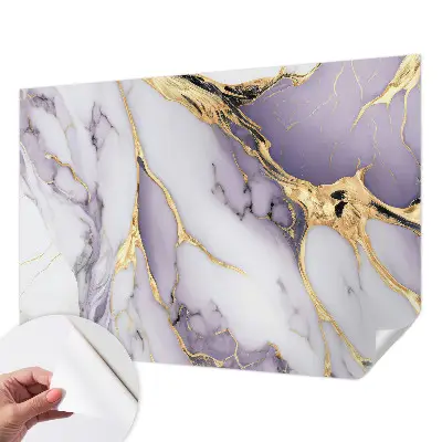 Fotobehang voor de kinderkamer met een abstract marmerpatroon