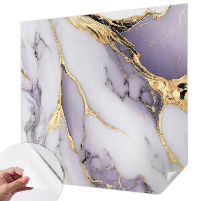 Fotobehang voor de kinderkamer met een abstract marmerpatroon