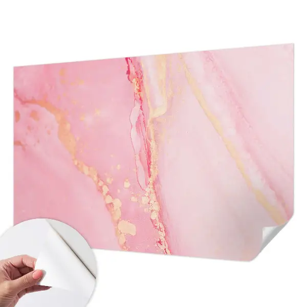 Fotobehang tienerkamer met pastelabstracte print