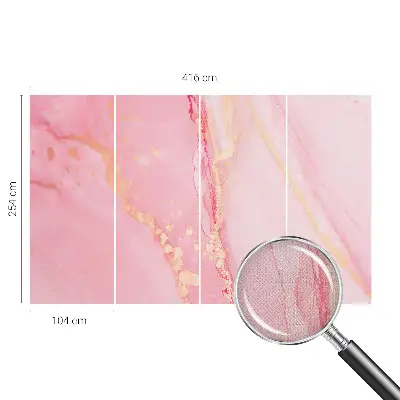 Fotobehang tienerkamer met pastelabstracte print