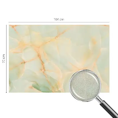 Foto behang voor de keuken met een elegant marmeren motief