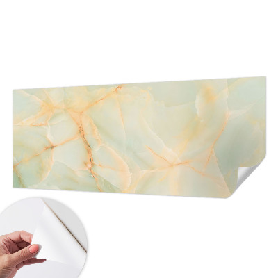 Foto behang voor de keuken Marmeren elegantie