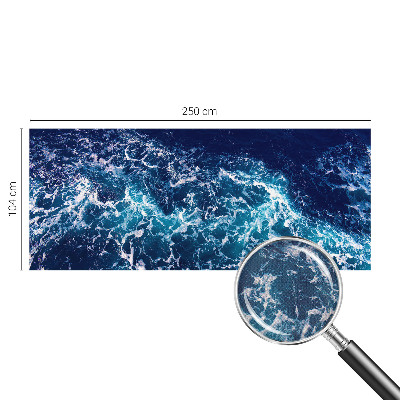 Zelfklevend fotobehang op maat Zeegolven