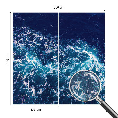 Zelfklevend fotobehang op maat met motief van zeegolven
